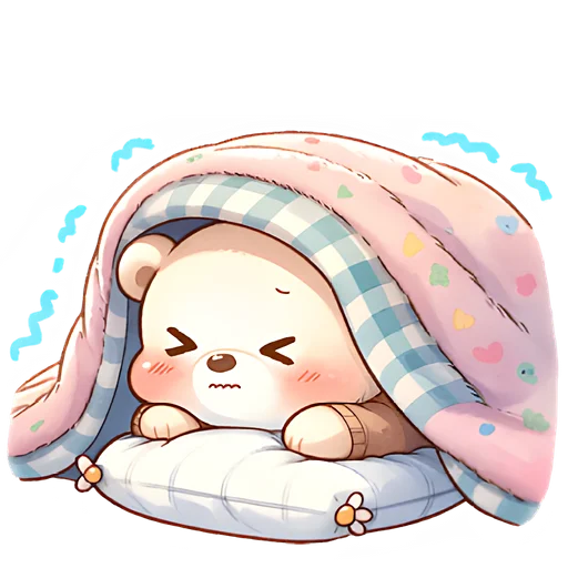 😣 Стикер «Зимние мишки» для Telegram