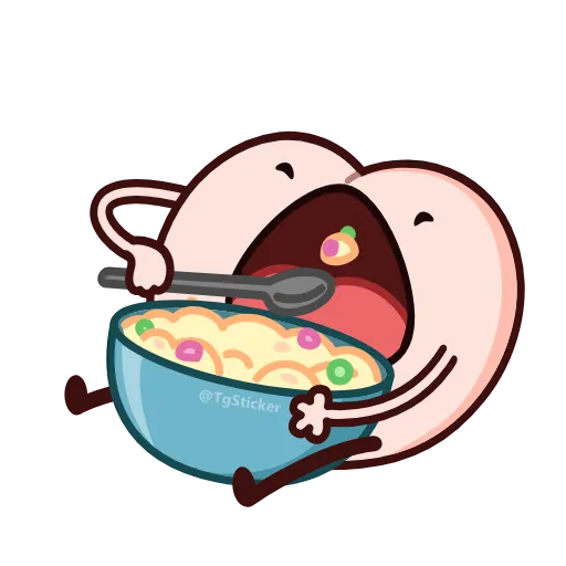 🤩 Стикер «Зимний Попкинс» для Telegram