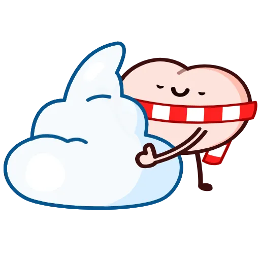 🤩 Стикер «Зимний Попкинс» для Telegram