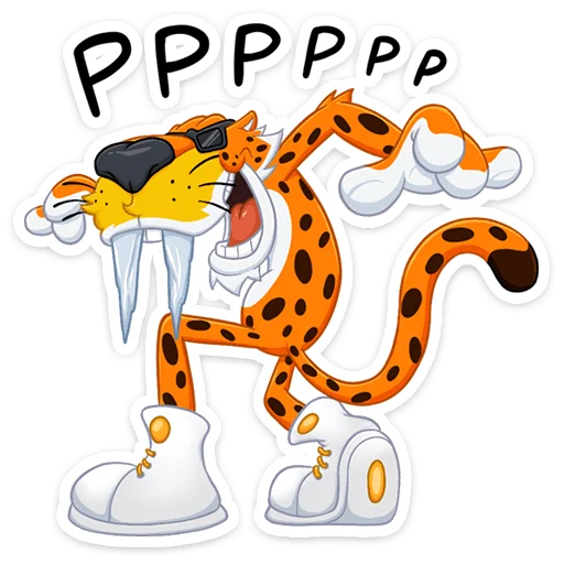 Стикерпак Зима с Cheetos для Telegram