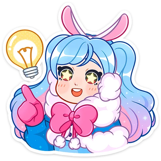 💡 Стикер «Зимняя Долли» для Telegram