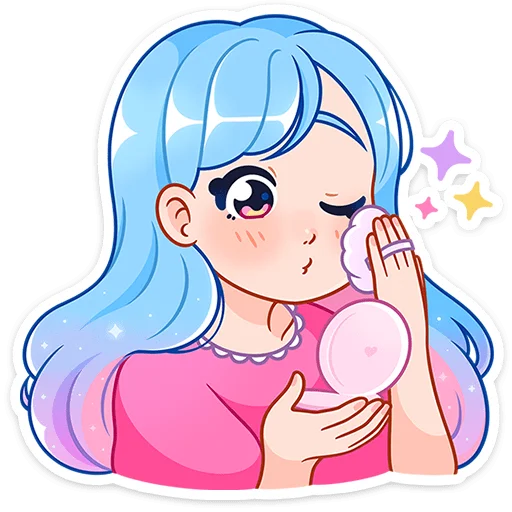💅 Стикер «Зимняя Долли» для Telegram
