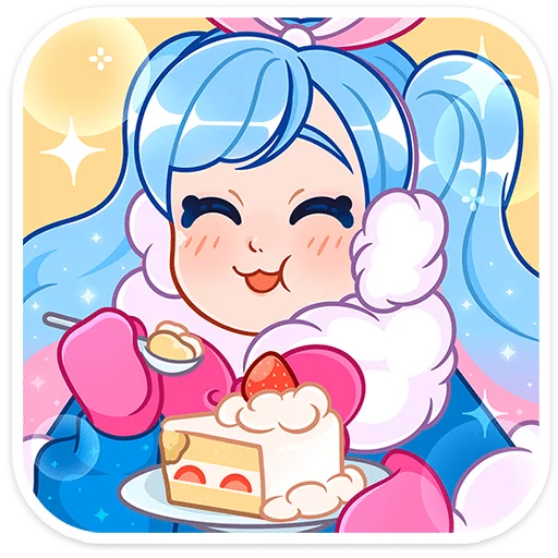 🍰 Стикер «Зимняя Долли» для Telegram