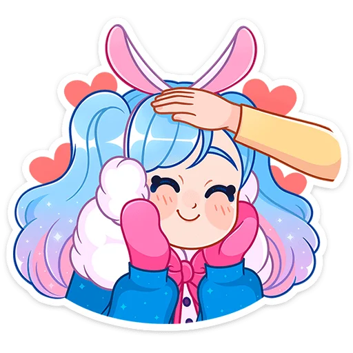 ☺️ Стикер «Зимняя Долли» для Telegram