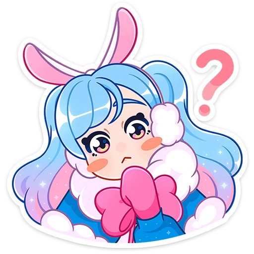 🤨 Стикер «Зимняя Долли» для Telegram