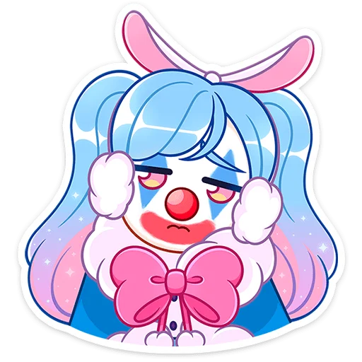 🤡 Стикер «Зимняя Долли» для Telegram