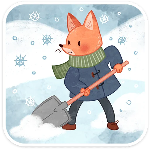 ❄️ Стикер «Зимние забавы» для Telegram