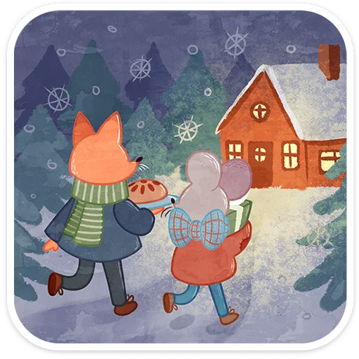 ❄️ Стикер «Зимние забавы» для Telegram
