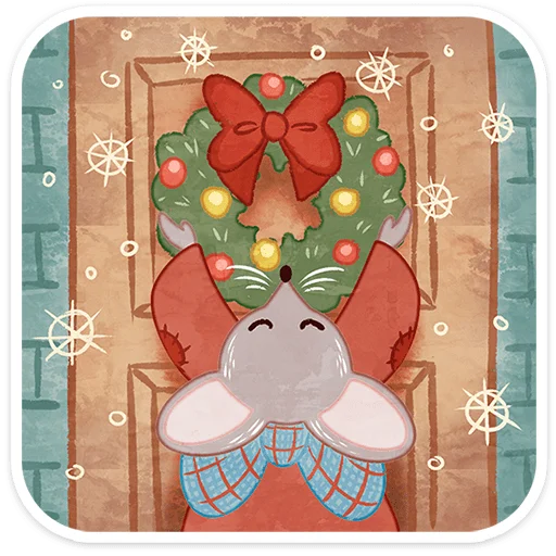 ❄️ Стикер «Зимние забавы» для Telegram