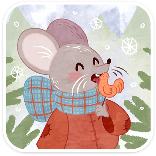 ❄️ Стикер «Зимние забавы» для Telegram