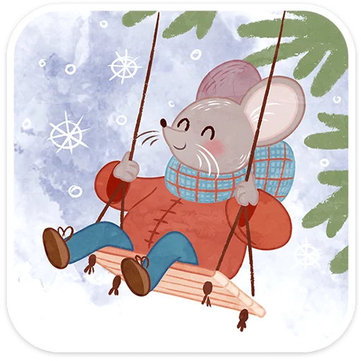 ❄️ Стикер «Зимние забавы» для Telegram