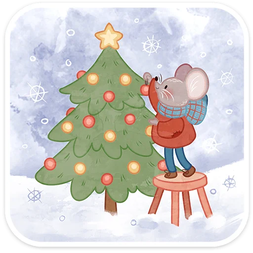 ❄️ Стикер «Зимние забавы» для Telegram