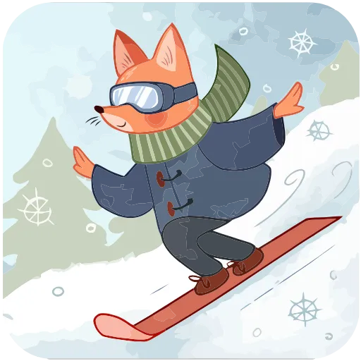 ❄️ Эмодзи «Зимние забавы» для Telegram