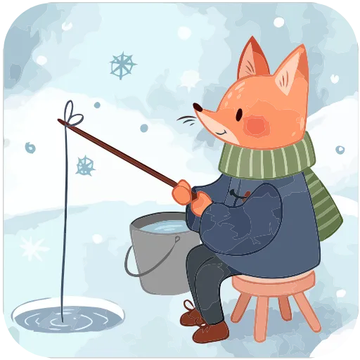 ❄️ Эмодзи «Зимние забавы» для Telegram