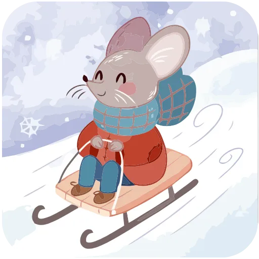 ❄️ Эмодзи «Зимние забавы» для Telegram