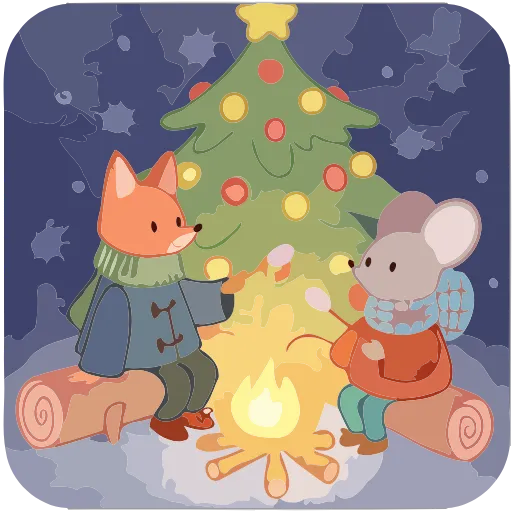 ❄️ Эмодзи «Зимние забавы» для Telegram