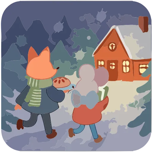 ❄️ Эмодзи «Зимние забавы» для Telegram