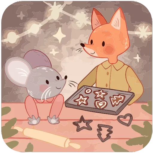 ❄️ Эмодзи «Зимние забавы» для Telegram