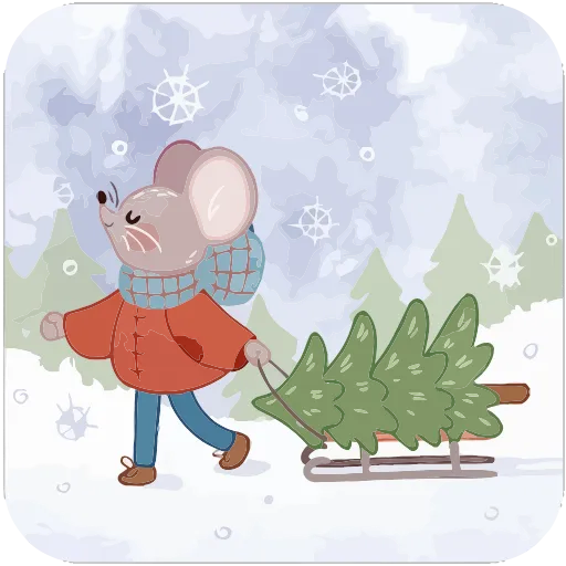 ❄️ Эмодзи «Зимние забавы» для Telegram