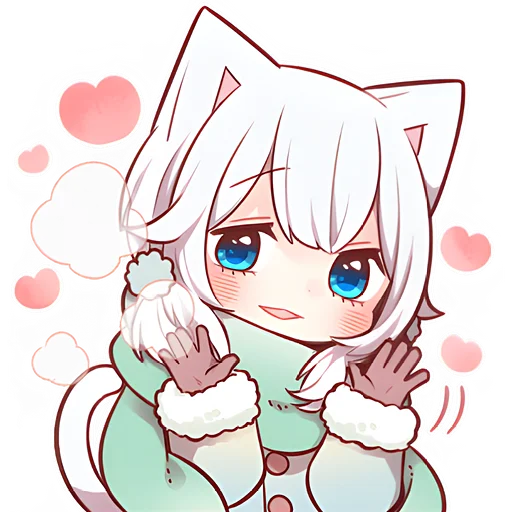 👋 Стикер «Зимние котятки» для Telegram
