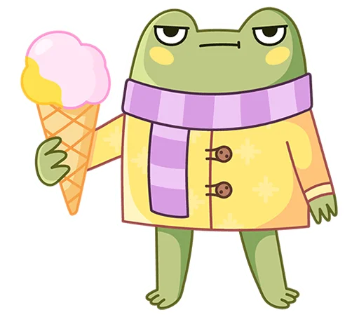 🍦 Стикер «эмодзи» для Telegram