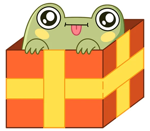 🐸 Стикер «эмодзи» для Telegram
