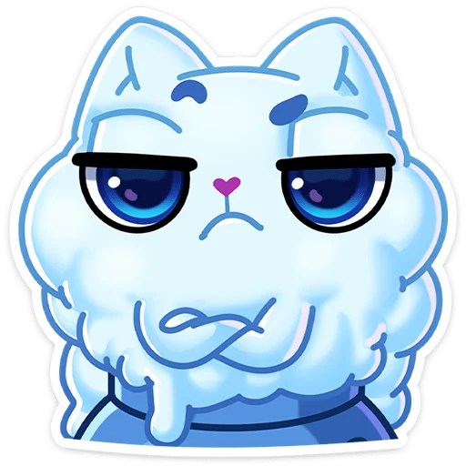 😒 Стикер «Зимний Котялок» для Telegram