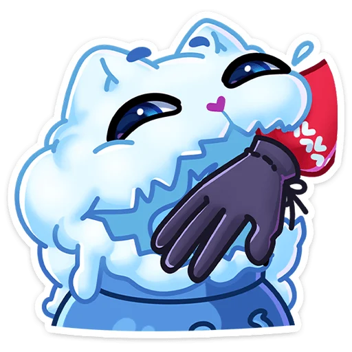 🥶 Стикер «Зимний Котялок» для Telegram