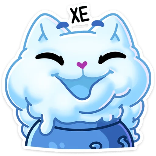 😁 Стикер «Зимний Котялок» для Telegram