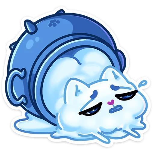 🥶 Стикер «Зимний Котялок» для Telegram