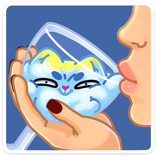 🥶 Стикер «Зимний Котялок» для Telegram