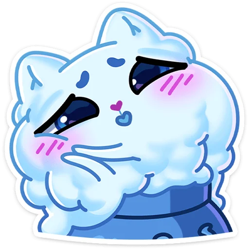 🥶 Стикер «Зимний Котялок» для Telegram