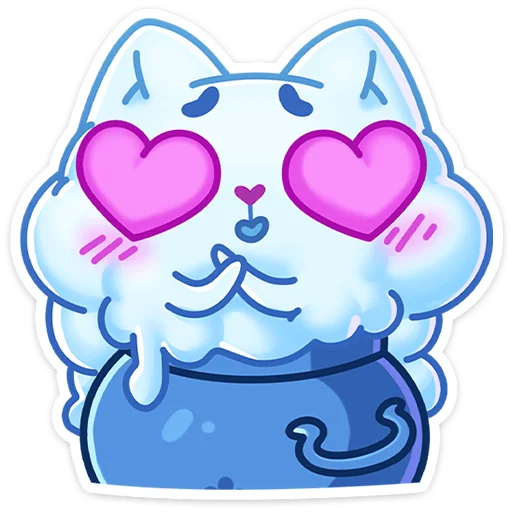 😍 Стикер «Зимний Котялок» для Telegram