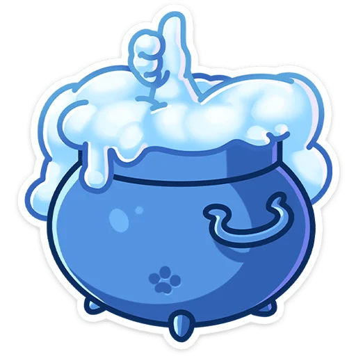 👍 Стикер «Зимний Котялок» для Telegram
