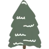 🎄 Эмодзи «зима в лесу - новогодние буквы» для Telegram