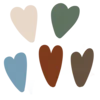 💕 Эмодзи «зима в лесу - новогодние буквы» для Telegram