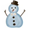 ☃️ Эмодзи «зима в лесу - новогодние буквы» для Telegram