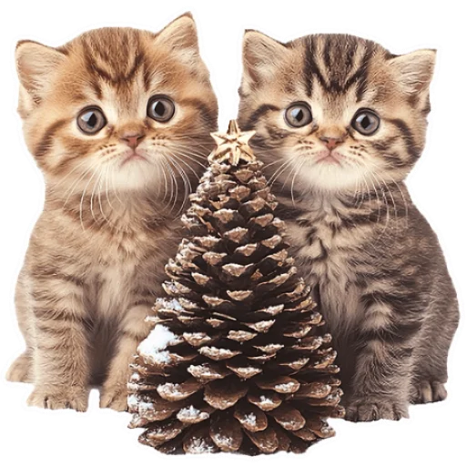 🎄 Стикер «Зимние котики» для Telegram