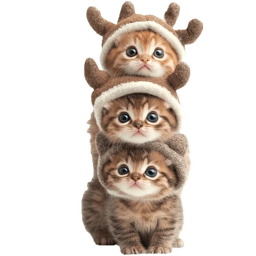 🐱 Стикер «Зимние котики» для Telegram