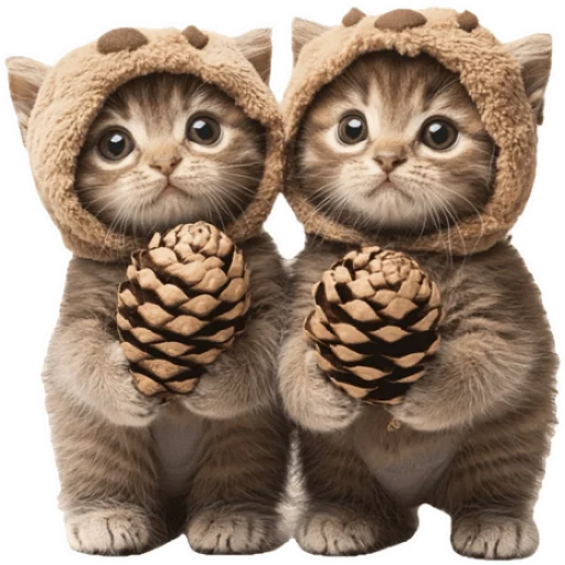 🐱 Стикер «Зимние котики» для Telegram