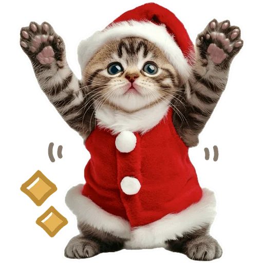 🥹 Стикер «Зимние котики» для Telegram