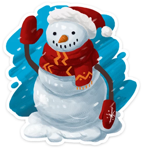 Стикерпак Зимушка · для Telegram
