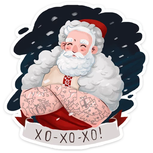 🎅 Стикер «Зимушка ·» для Telegram