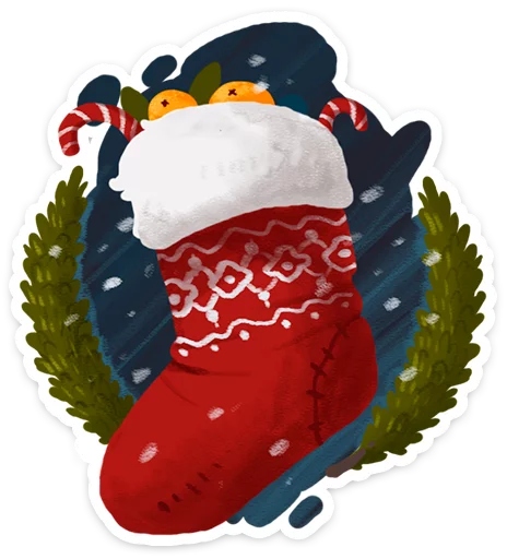 🎁 Стикер «Зимушка ·» для Telegram