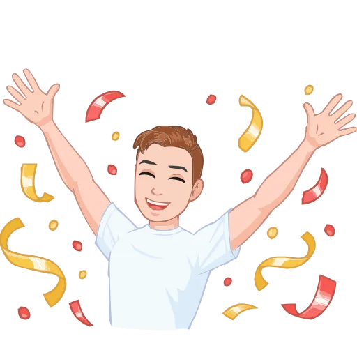 Стикер 7 Набор эмоджи с зимним vmoji из ВК в HD качестве