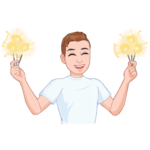Стикер 19 Набор эмоджи с зимним vmoji из ВК в HD качестве