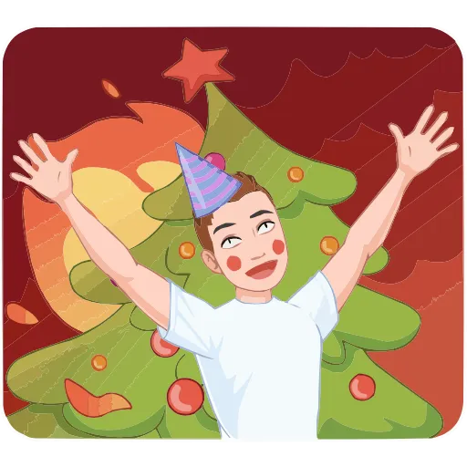 🎄 Эмодзи «Зимний vmoji» для Telegram