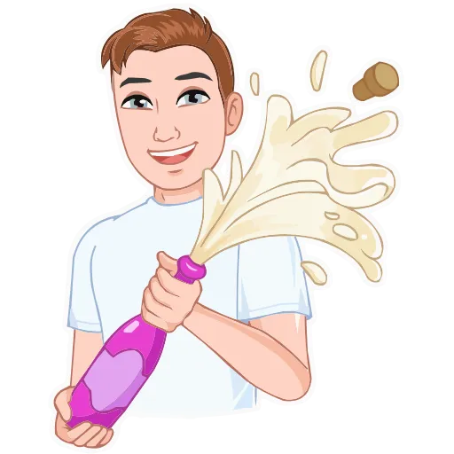 Стикерпак Зимний vmoji для Telegram