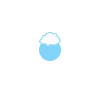 ❄️ Эмодзи «Зимние буквы в снегу» для Telegram
