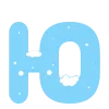❄️ Эмодзи «Зимние буквы в снегу» для Telegram